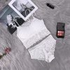 Women Non Pushup Lace Style Padded Bra and Panty Set- LSPB