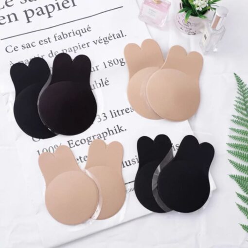 Premium Rabbit Ears Lifting Breast Stickers Breathable Big Breast Lift Invisible Nipple Stickers