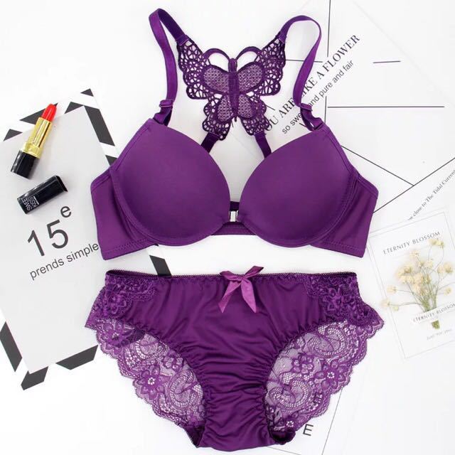 Women styles Push up Bra panty set /Lingerie set / Lace Bra Panties - PDDP