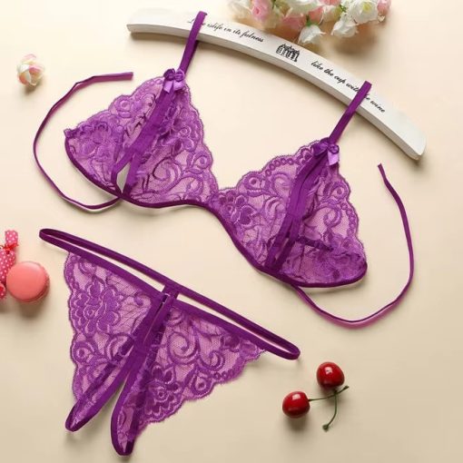 Premium Quality Transaprent Bra Panty Bikini Set