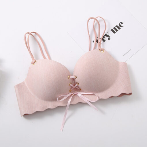 Premium Quality Soft Seamless Comfortable Bra for Women Pink-SSC