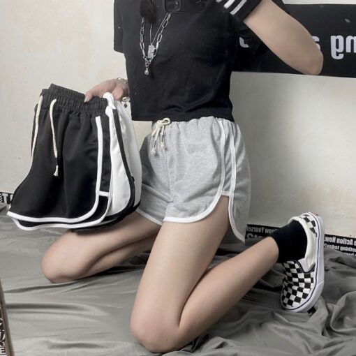 Summer Thin Loose Home Elastic Waist Wide leg sports pants- LSP
