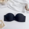 Summer new non-slip strapless invisible sexy bra (Black)