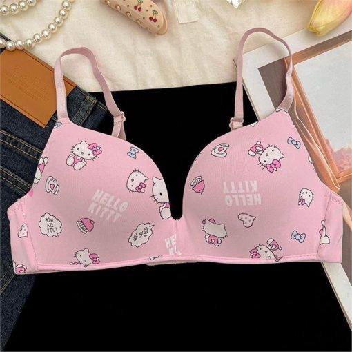 Alternative view of Premium Quality Cute Kitty comfortable Bra Panty Set Pink-KCBP