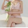 Premium Seamless thin women's bra without steel ring sports bra Pink-RSB