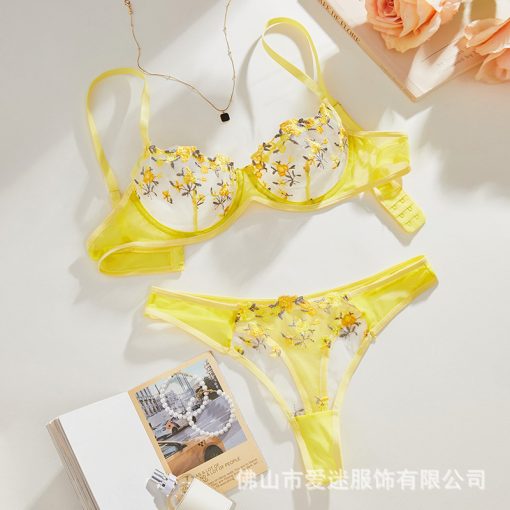 Premium Quality made in China Transparent Bra Panty Set