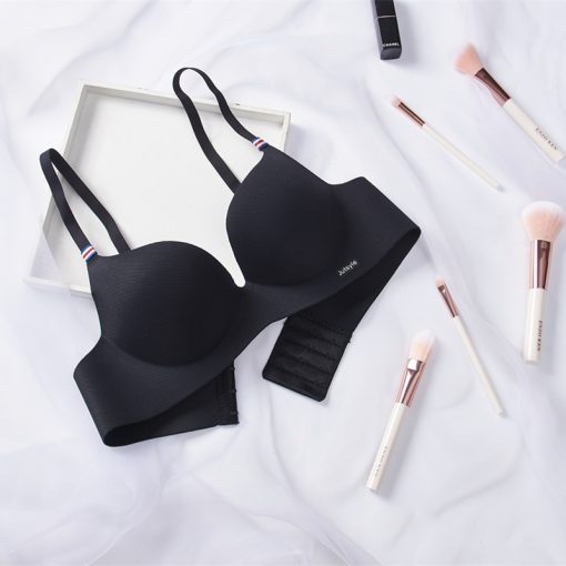Alternative view of New British Style Ice Silk No-steel Ring Girls Adjustable Bra BLK-GAB