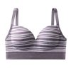 New Cross-border Thin No Steel Ring Comfortable Fixed Cup Bra Gray-CFC