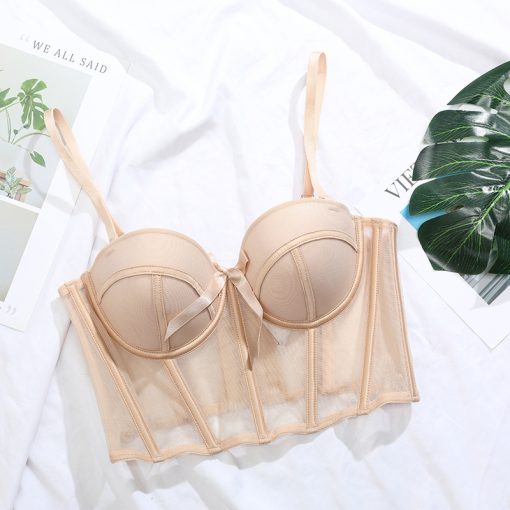Alternative view of New Sweet Girl Outfit Strap Tube Top Camisole Vest Female Inner Wear Base Bra-WBB