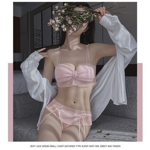 Japanese Style Sexy Korean Girl Cute and Comfortable Bra Panty Set-JKS