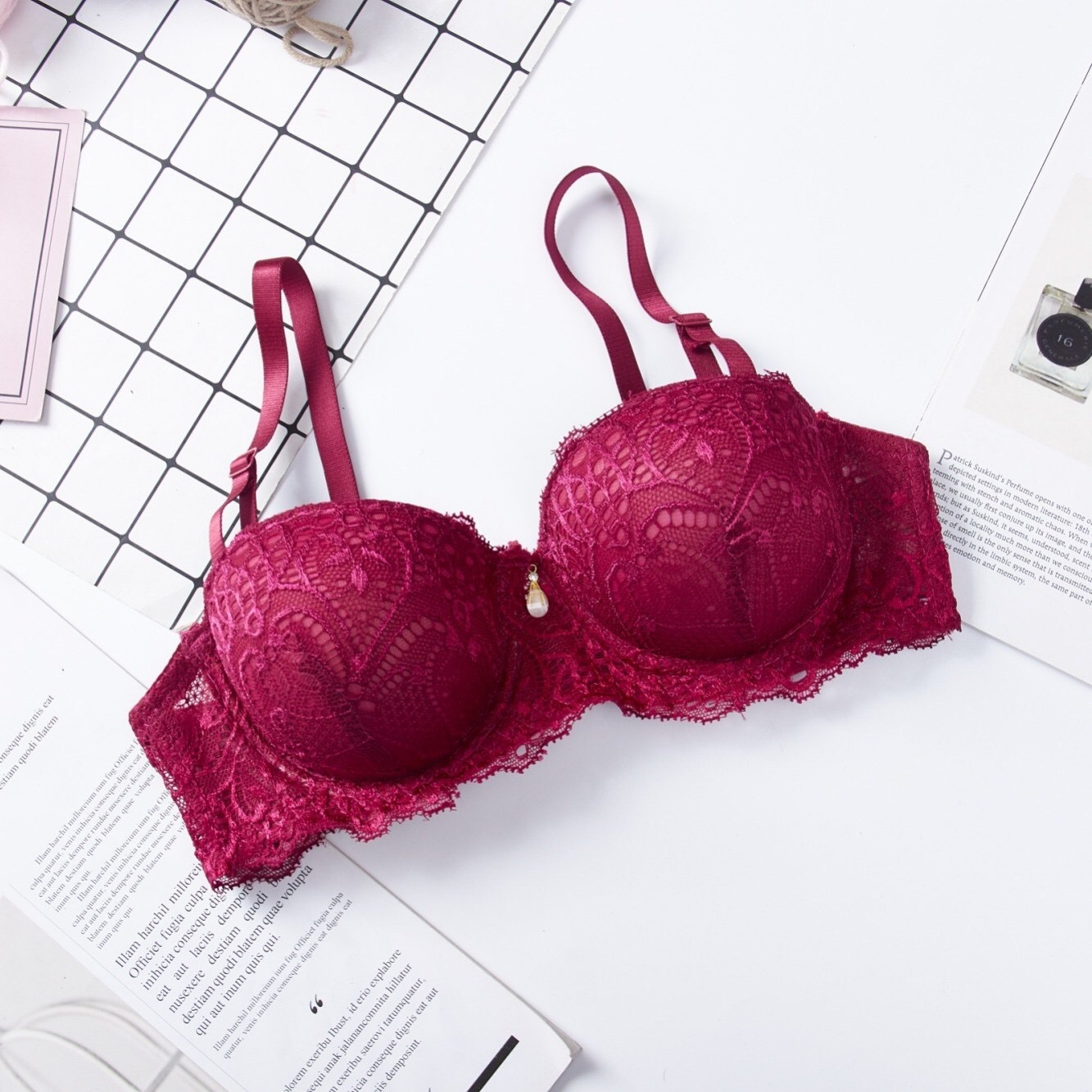 New rose stone bra