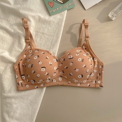 Alternative view of Floral Wireless Bra