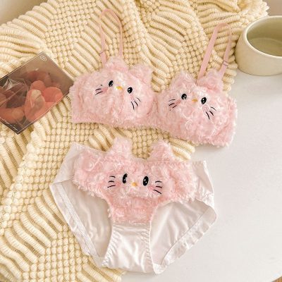 Premium Quality Cat Style Bra Panty Set -CSBP