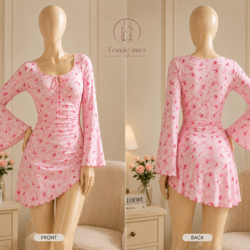Rosé Bloom Nightdress - RBND