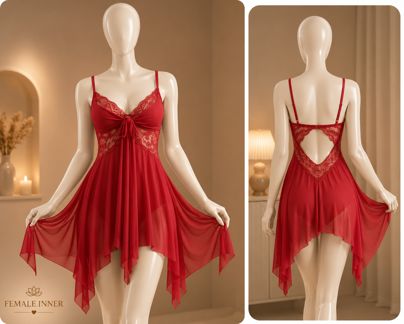 Romance Lace Nightdress - RLN - Image 3