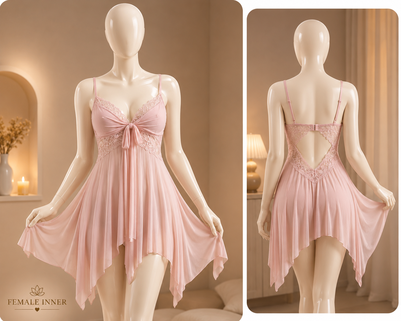 Romance Lace Nightdress - RLN - Image 4